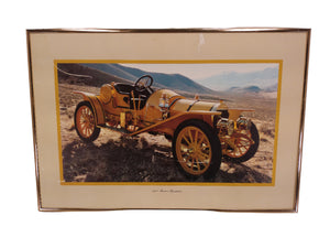 Art 1910 Mercer Roadster Metal Framed print with Glass