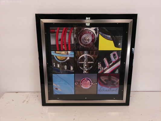 Art Car Logo Design framed Glass Jaugar