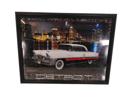 Art 2013 Detroit Autorama Framed Glass Picture