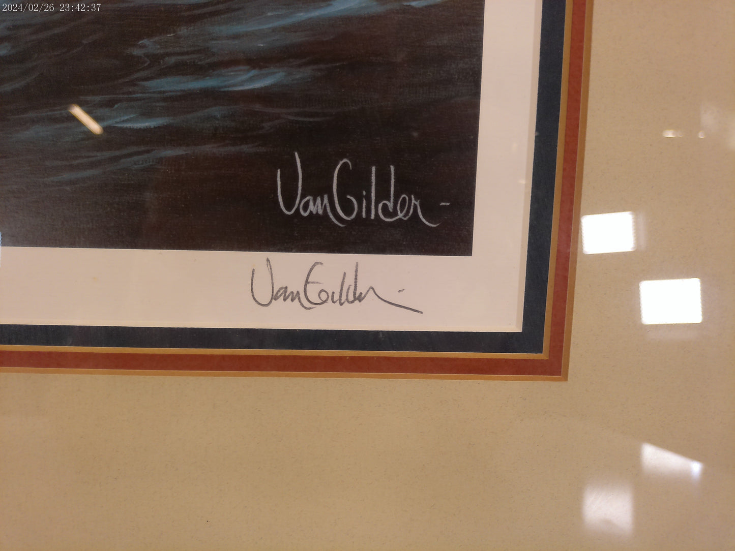 Art On the Rise Canvasbacks and Bluebills Painting By Don Van Gilder Signed print