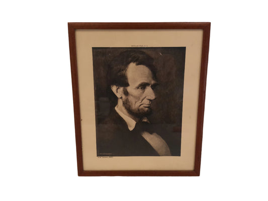 Art Historic Framed Painting Print Abraham Lincoln by Douglas Volk Detroit