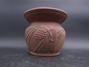 Peters & Reed Moss Aztec Pine Cone Vase Vintage