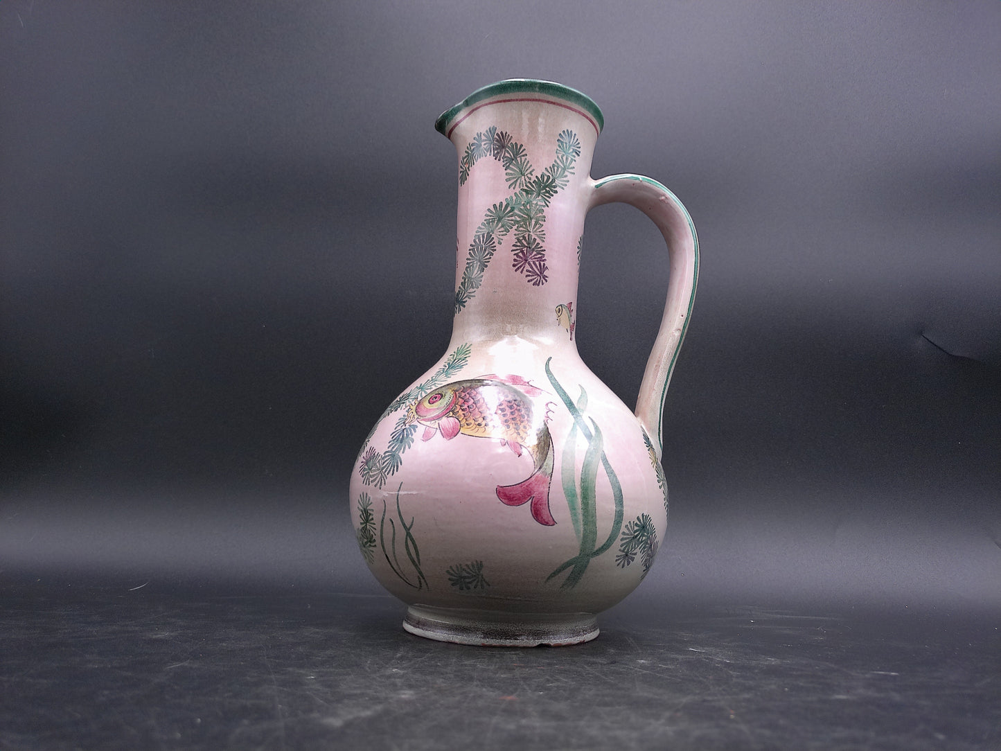 Pitcher Jug by  Keramik Luzerner 1960s Numbered West German Signed