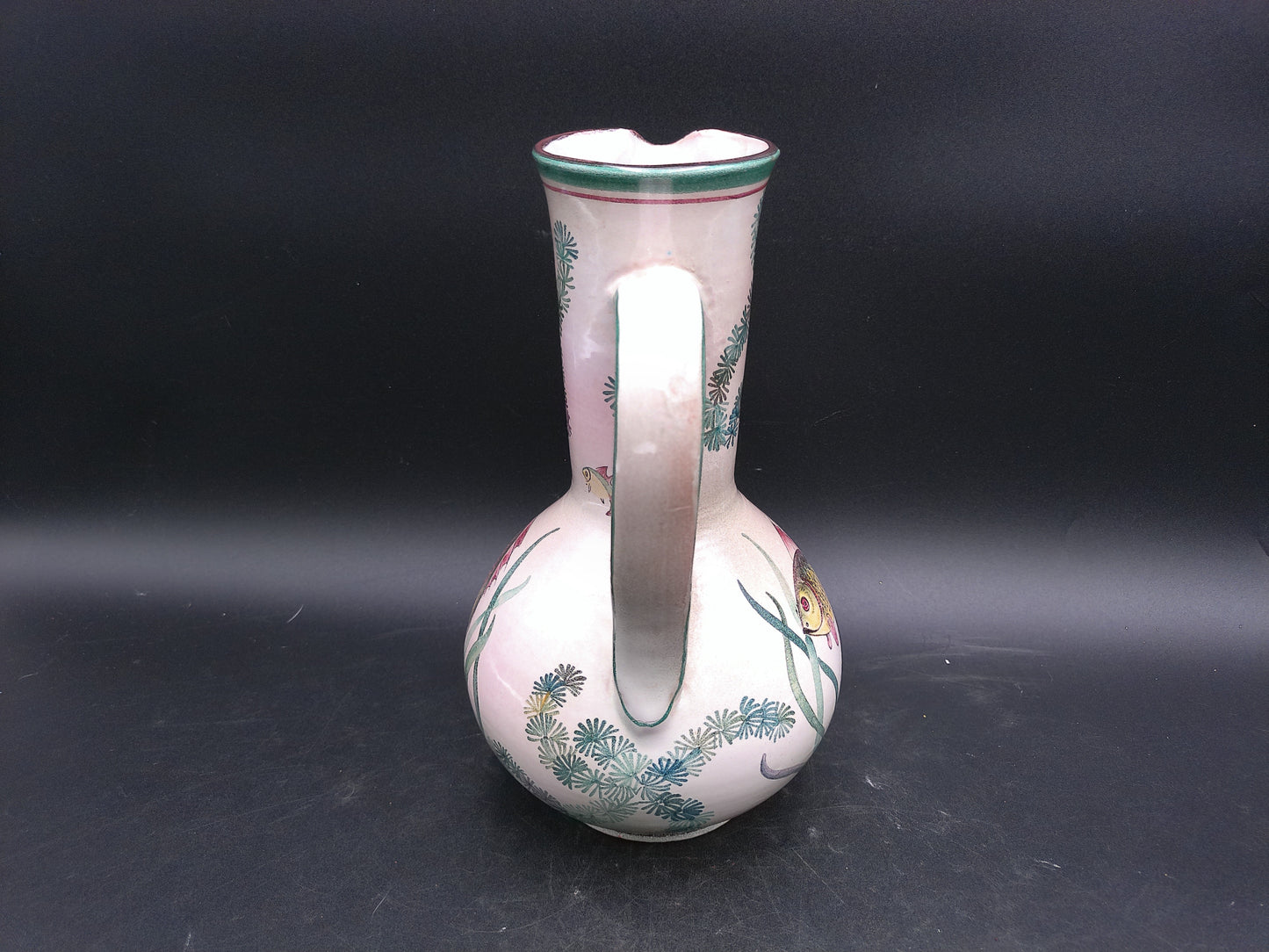 Pitcher Jug by  Keramik Luzerner 1960s Numbered West German Signed