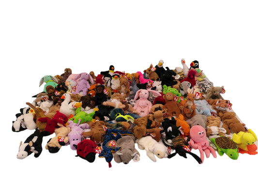 Beanie Babies Baby Ty Lot 0f 87 Unique and Rare all have Tags many with Errors