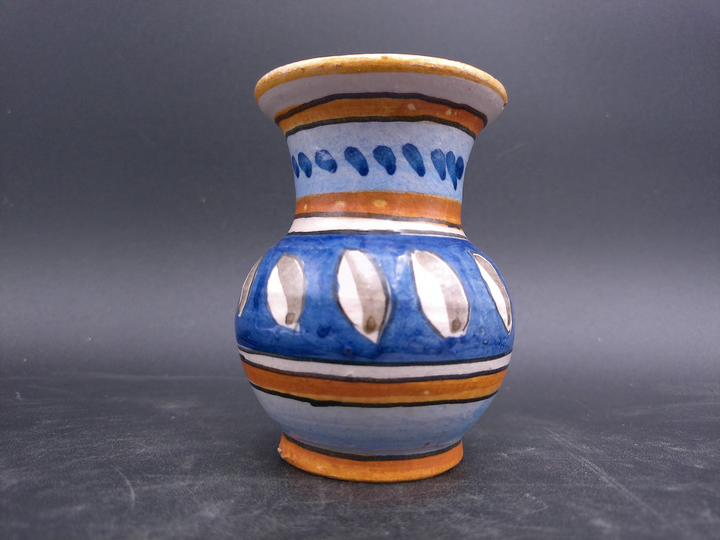 Vase Small Hand Made in Italy Marked on Bottom