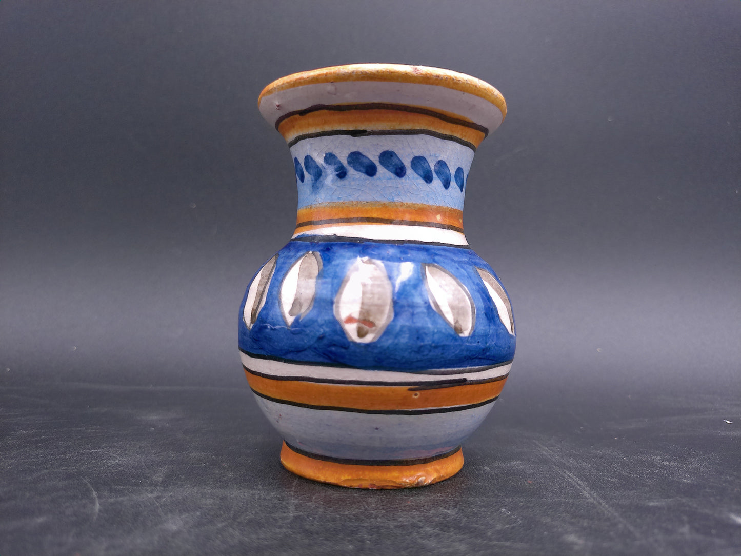 Vase Small Hand Made in Italy Marked on Bottom