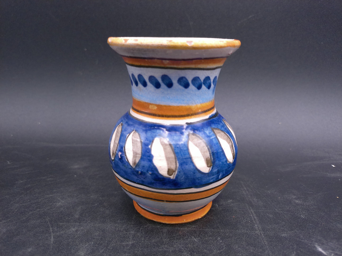 Vase Small Hand Made in Italy Marked on Bottom