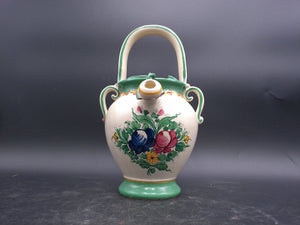 Floral Ceramic Pitcher Made in Italy Beautiful Design