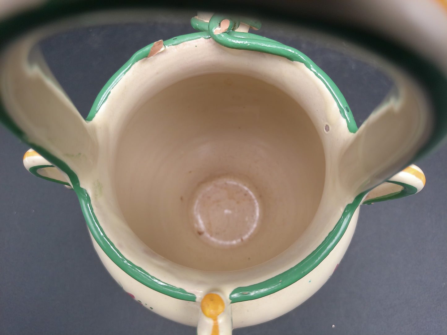 Floral Ceramic Pitcher Made in Italy Beautiful Design