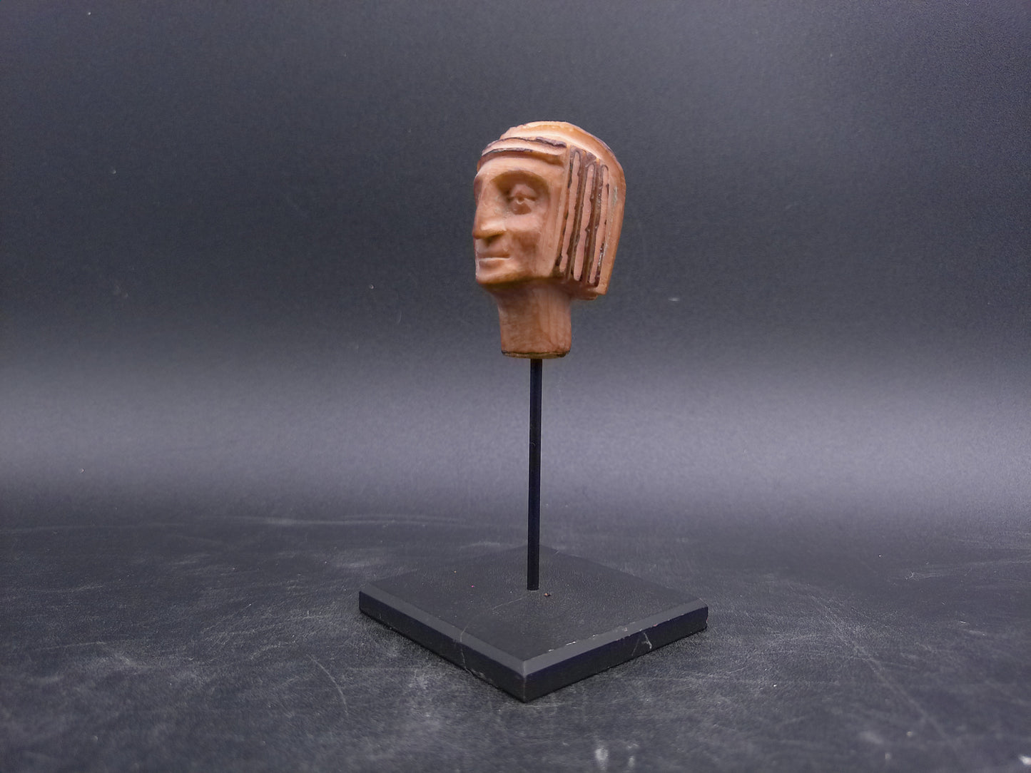 Ancient Bust Head Roman Greek Vintage Statue Stone Sculpture Handmade