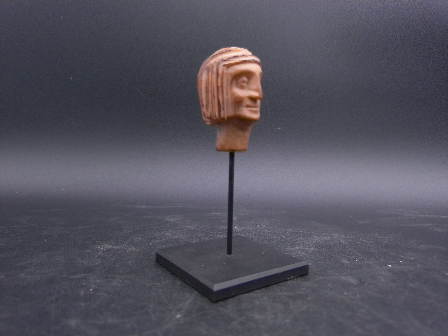 Ancient Bust Head Roman Greek Vintage Statue Stone Sculpture Handmade