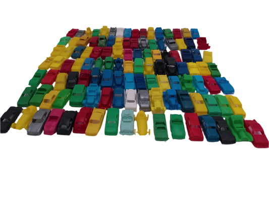 MPC USA Made Plastic Toy Cars With Name On Trunk - Vintage lot of 114