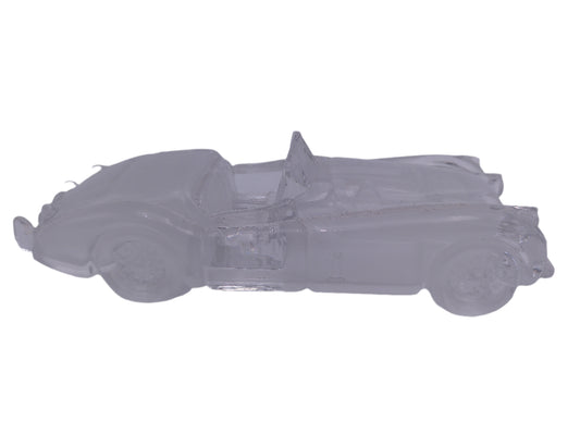 Jaguar XK 120 MC Paperweight Crystal Glass Sport Car
