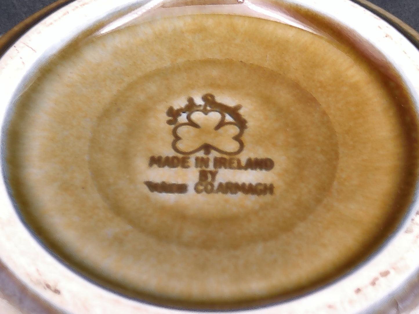 Wade Armagh Co  Irish Porcelain Set of 2 Ashtray Farm Scene Made in Ireland